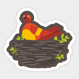 Bird Nest Sticker